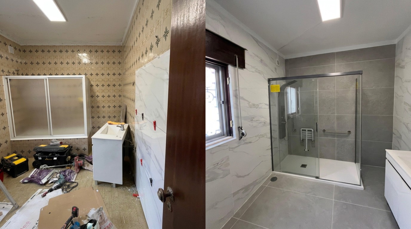 Remodelação completa de casa de banho