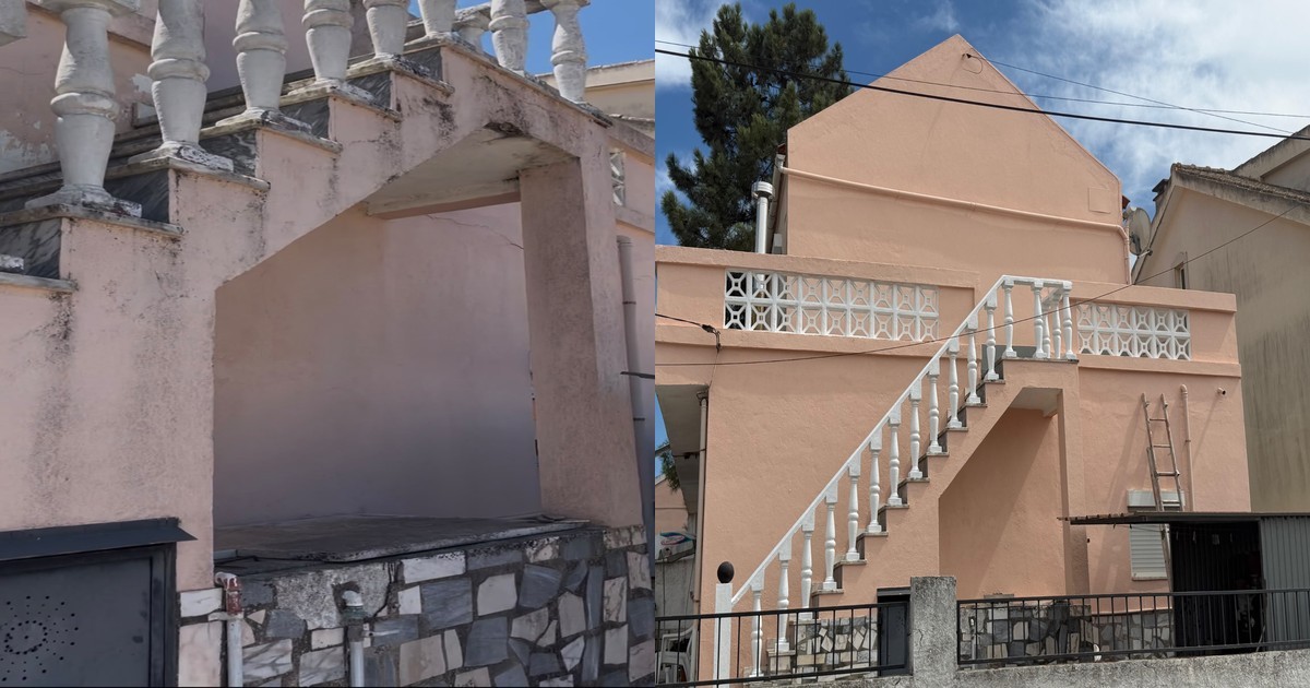 Reparação e impermeabilização de empena