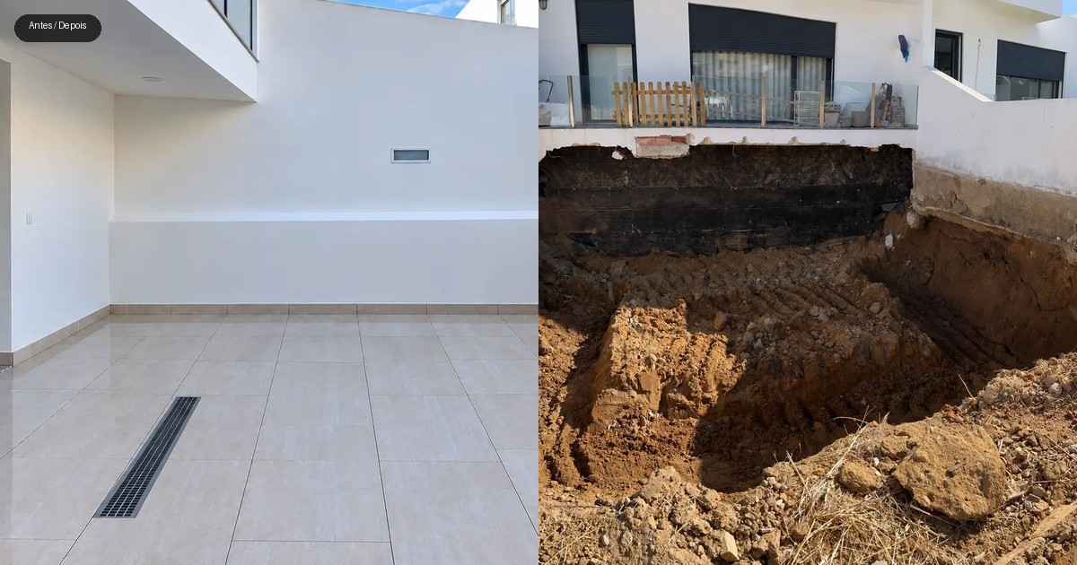 Construção de área de lazer do zero